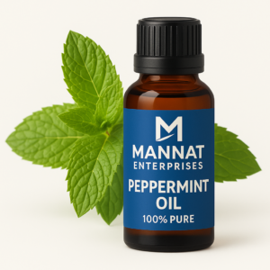 Peppermint Essential Oil – 100% Pure Menthol-Rich Oil for Headache Relief, Skin Cooling & Focus Boost