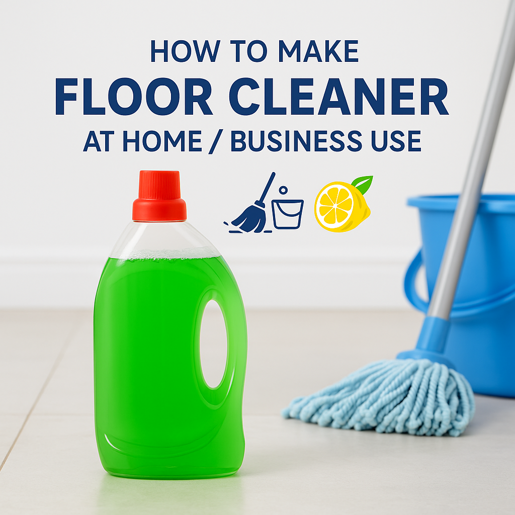 How to Make Floor Cleaner (Liquid) – Simple Formula for Business and Home Use