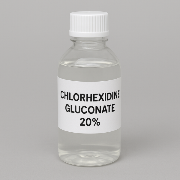 Buy Chlorhexidine Gluconate 20% Solution – High-Grade Antiseptic & Disinfectant Base | MANNAT ENTERPRISES