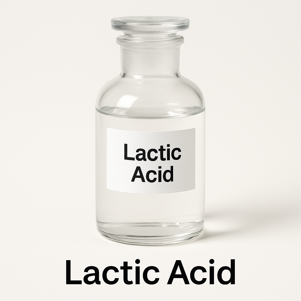 Lactic Acid – Cosmetic, Food & Pharma Grade Alpha Hydroxy Acid (AHA) for Skincare, Preservatives & pH Control