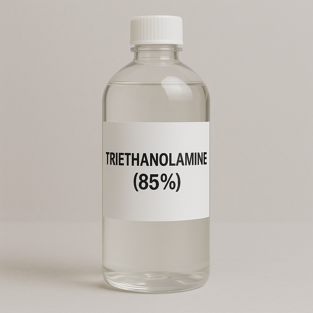 Triethanolamine 85% – Premium pH Adjuster & Emulsifier for Cosmetics, Cleaners & Industrial Use