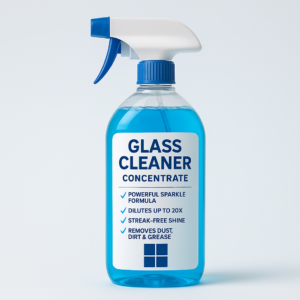 glass cleaner concentrate, window cleaner base, mirror cleaning solution, car glass cleaner formula, streak free glass spray, glass surface cleaning concentrate