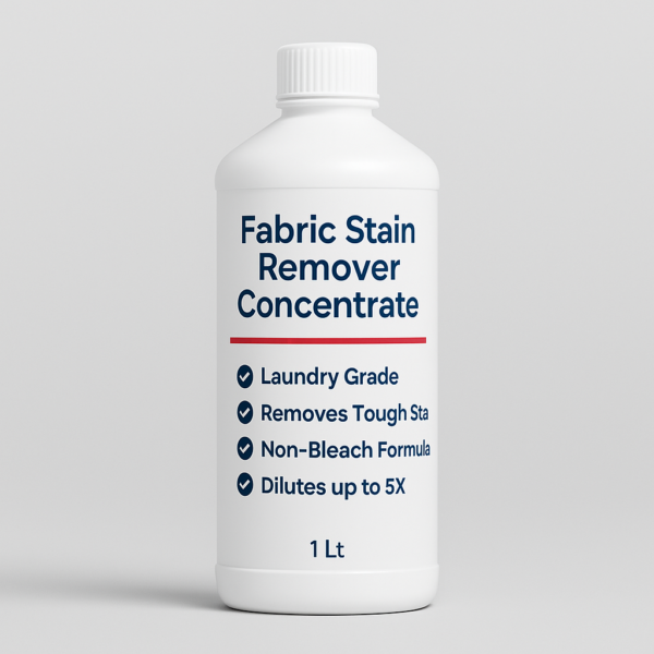 fabric stain remover concentrate, prewash spray base, laundry stain remover, oil ink blood stain cleaner, industrial stain formula, cloth cleaner base