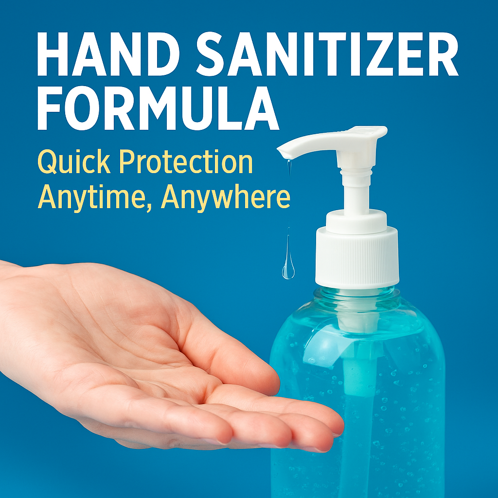 Hand Sanitizer Formula, How to Make Hand Sanitizer, Alcohol Based Sanitizer Formula, Homemade Hand Sanitizer, Hand Disinfectant Formula, Hand Sanitizer Gel Formula, Liquid Hand Sanitizer, Quick Dry Sanitizer, Hand Hygiene Product, DIY Hand Sanitizer, Hand Sanitizer Manufacturing Process, Hand Sanitizer Ingredients, Instant Hand Sanitizer Formula, Pocket Hand Sanitizer Formula, Safe Hand Sanitizer Recipe
