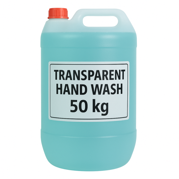 Transparent Hand Wash – 50 Kg Bulk Pack | Gentle & Effective Liquid Soap for Commercial Use