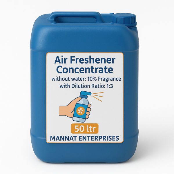 Air Freshener Concentrate – 50 Ltr | Long-Lasting Fragrance | For Room, Office & Commercial Use | MANNAT ENTERPRISES