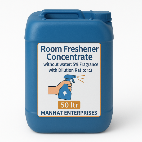 Room Freshener Concentrate – 50 Ltr | Alcohol-Based Formula with Long-Lasting Scent | MANNAT ENTERPRISES