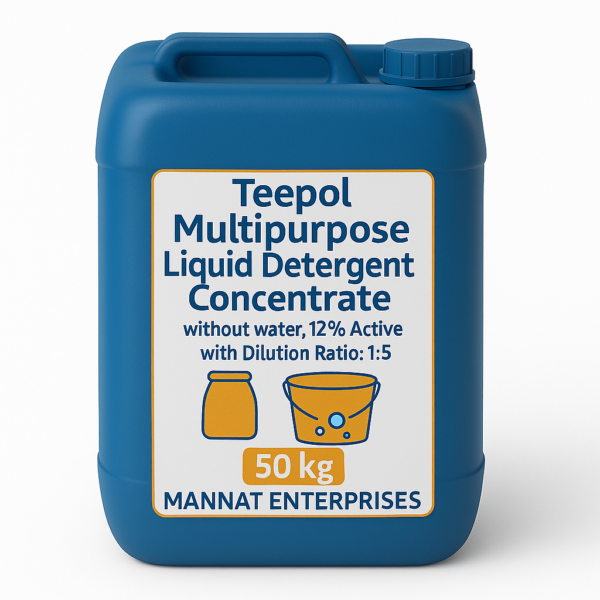 Teepol Multipurpose Liquid Detergent Concentrate – 50kg | High Foam & Versatile Cleaner | MANNAT ENTERPRISES