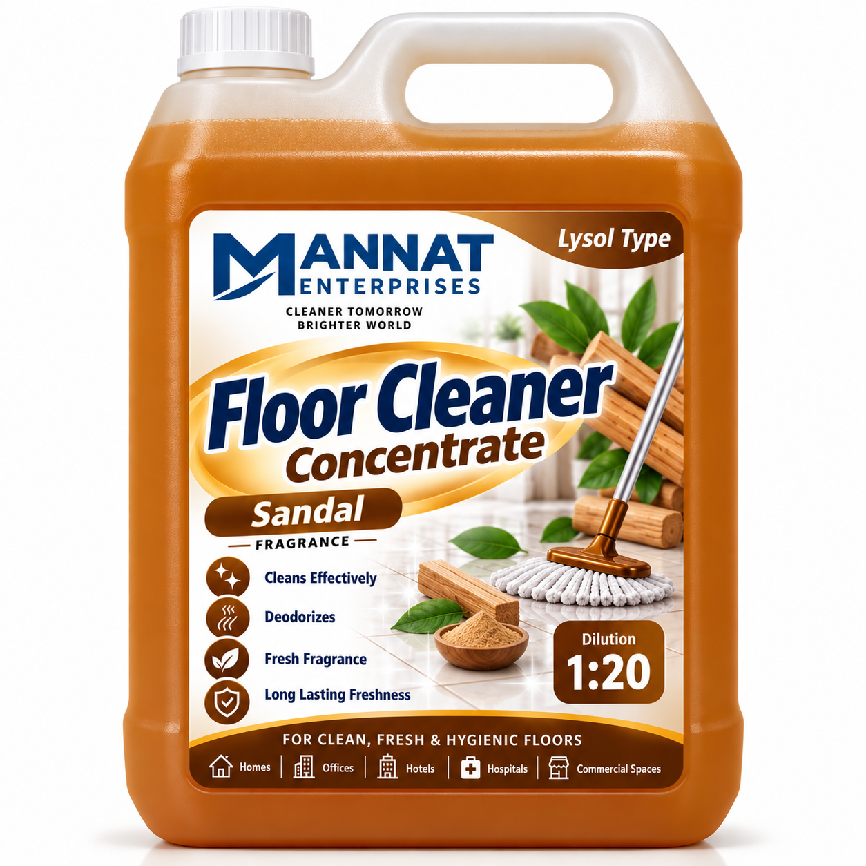 Sandal Floor Cleaner, Sandal Fragrance Floor Cleaner, Floor Cleaner Concentrate, Lysol Type Floor Cleaner, Cleaning Concentrate, Professional Floor Cleaner, Commercial Floor Cleaner, Floor Cleaner for Reselling, 1:20 Concentrate